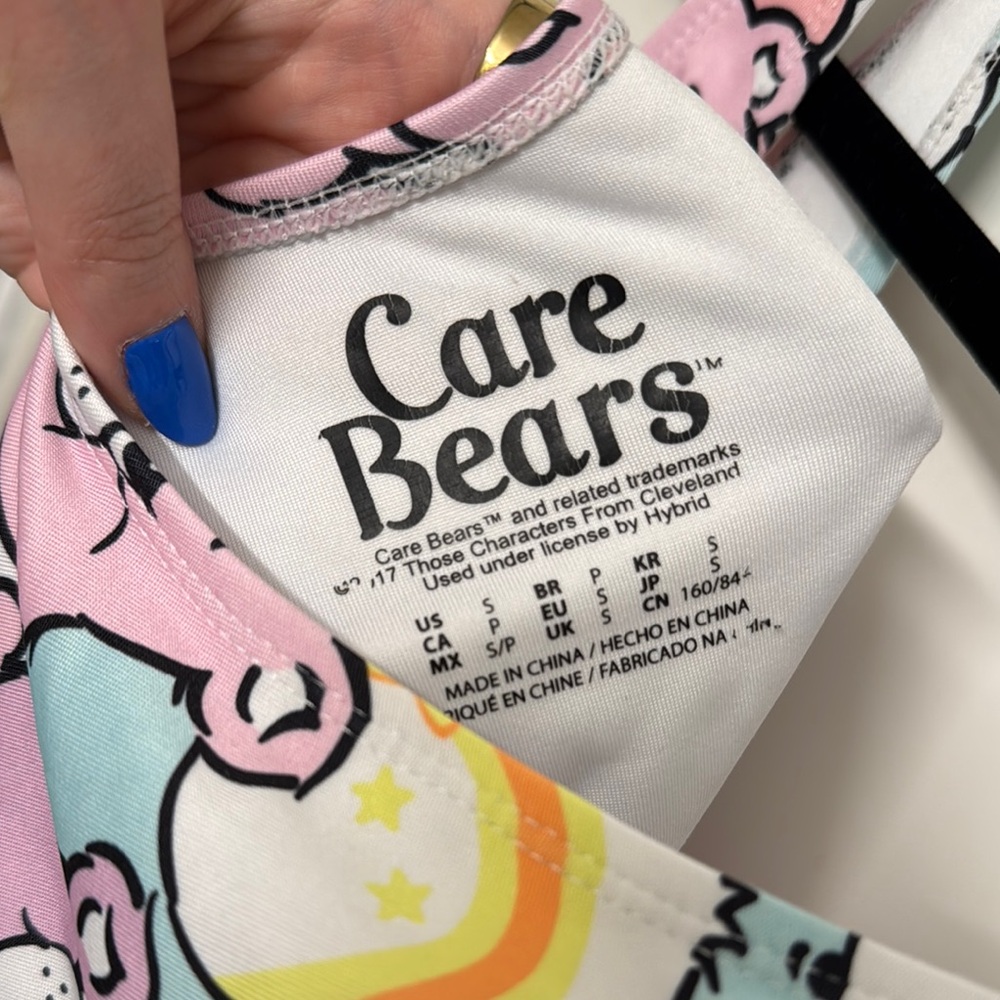 Care Bears Pink and Blue Bodysuit / Bathing Suit Adult - Picture 3 of 3
